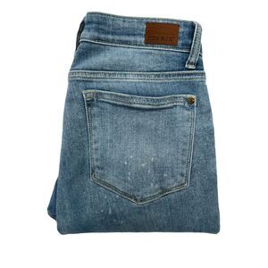 Judy Blue Jeans Womens 7/28 Blue Skinny Fit Stretch‎ Denim Distressed JB82293LT